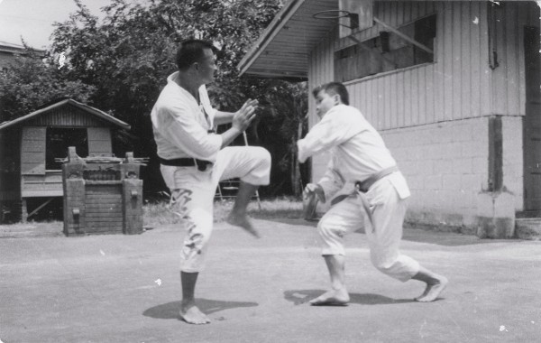 Johnny and Rene Sparring 1966