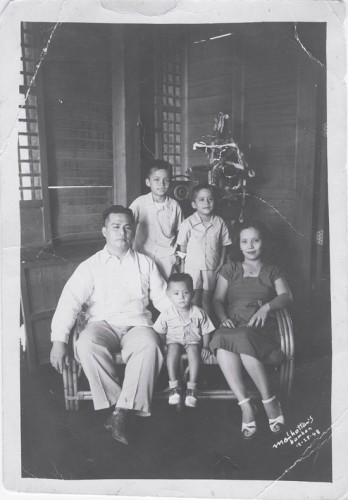 Navarro family - Christmas, Bamba 1948
