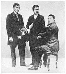 Jose Rizal, Marcelo del Pilar and Mariano Ponce.