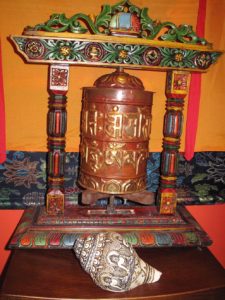 Study standing prayer wheel ___