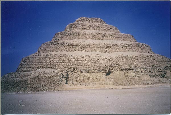 Saqqara (Djoser) Pyramid is one of the oldest pyramids in Egypt. It is also called a step pyramid because it was built level by level. Inside the pyramid are famous Pyramid Texts that were recently translated by Susan Brind Morrow, a Columbia U Egyptian scholar, in her book "The Dawning Moon of the Mind: Unlocking the Pyramid Texts."