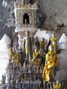 Luang Prabang cave altar