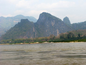 Luang Prabang two mountains