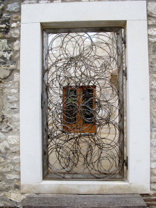 Doorway-with-wires