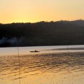 Boat at sunset