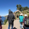 Peru-Lake-Titicaca-Taquile-welcome-arch